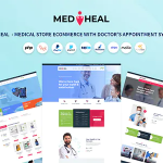 Medheal medical store ecommerce with doctor appointment system codermarket.png