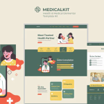 Medicalkit health clinical care elementor template kit codermarket.png
