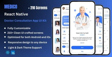 Medico pro doctor appointment booking consultation react native cli app.jpg