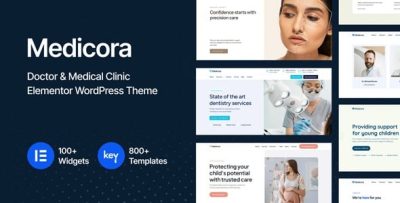 Medicora doctor medical clinic elementor wordpress theme codermarket.jpg