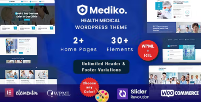 Mediko health medical wordpress theme codermarket.png