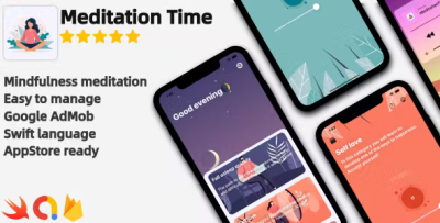 Meditation time full ios application codermarket.png