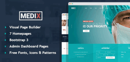 Medix medical clinic wordpress theme codermarket.png