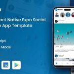 Meetflow react native expo social sharing mobile app template codermarket.jpg