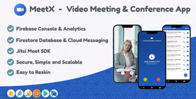 Meetx video meeting conference app codermarket.png