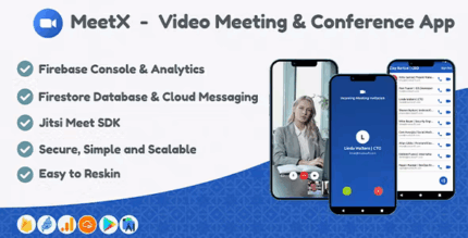Meetx video meeting conference app codermarket.png
