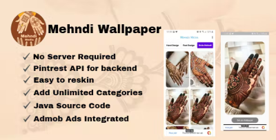 Mehndi wallpaper pintrest api admob ads codermarket.png