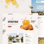 Mellifera beekeeping and honey shop theme codermarket.png