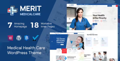 Merit health medical wordpress theme codermarket.png