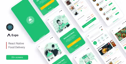 Mesio food react native template codermarket.png