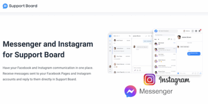 Messenger messenger and instagram for support board support board .png