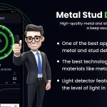 Metal stud detector stud finder light detector metal detector finder .jpeg