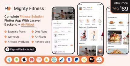 Mighty fitness complete fitness solution flutter app with laravel backend .jpg