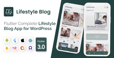 Mighty lifestyle flutter 30 blog app for lifestyle with wordpress backend.png