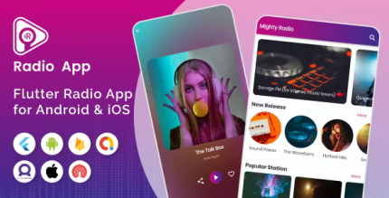 Mighty radio flutter radio streaming app with php backend codermarket.png