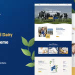 Mildar dairy farm milk wordpress theme rtl codermarket.png