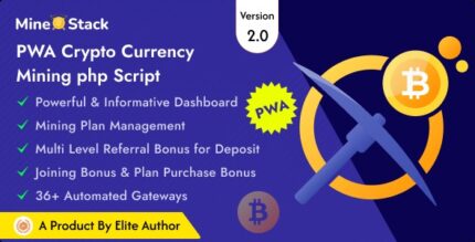 Minestack pwa crypto currency mining php script codermarket.jpg