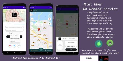 Mini uber realtime live ride sharing application turn it into any on demand.jpg