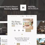 Miranda laravel hotel resort multilingual booking system codermarket.png