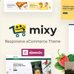 Mixy organic food store wordpress theme codermarket.png