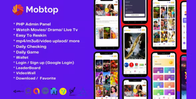 Mobtop tv movies tv series live tv channels with earning app codermarket.png