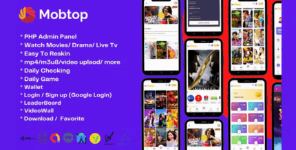 Mobtop tv movies tv series live tv channels with earning app codermarket.png