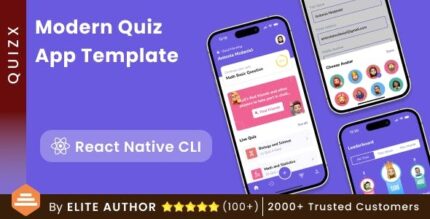 Modern quiz solo app multiplayer quiz app 1vs1 quiz app template react.jpeg