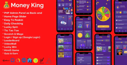 Money king android rewards earning app with admin panel codermarket.png