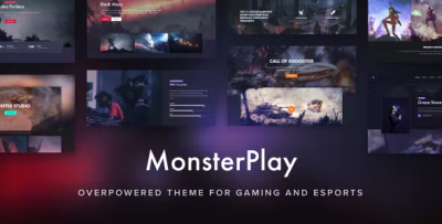 Monsterplay overpowered theme for gaming and esports codermarket.png