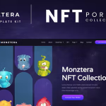 Monztera nft portfolio elementor template kit codermarket.png