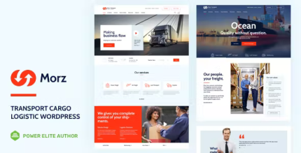 Morz logistics wordpress theme codermarket.png