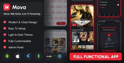 Mova movie web series live tv streaming flutter app script with admin.jpeg
