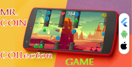 Mr coin collector flutter 2d game codermarket.png