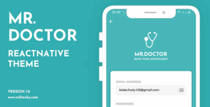 Mrdoctor react native theme templates codermarket.png