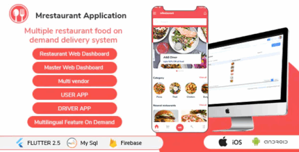 Multi restaurant flutter application with sub and main web admin codermarket.png