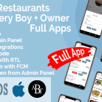 Multi restaurants flutter app delivery boy app owner app php laravel.png