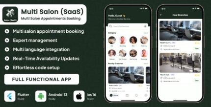 Multi salon appointment booking system with admin panel flutter android .jpeg