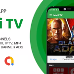 Multi tv live streaming app with iptv m3u8 youtube player admob .png