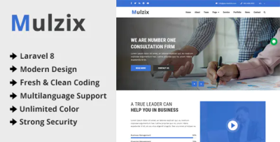 Mulzix multipurpose business and agency cms codermarket.png
