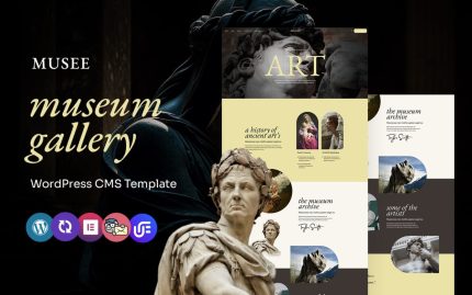 Musee art and museum gallery multipurpose wordpress elementor theme.jpg