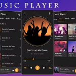 Music player mp3 player audio player play music android app admob.png