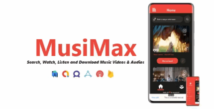 Musimax music streaming downloading app admob fan applovin firebase .png