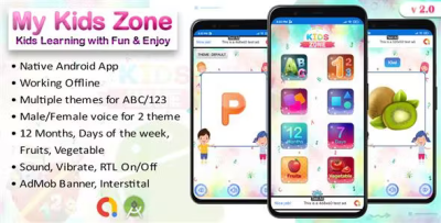 My kids zone kids pre school learning app codermarket.png
