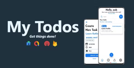 My todos task reminder manager app admob firebase onesignal .png