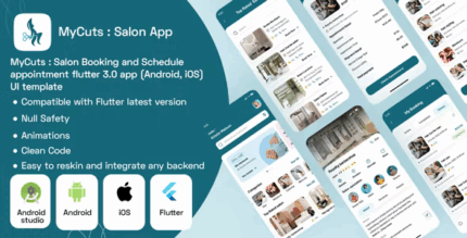 Mycuts salon booking and schedule appointment flutter 30 app android .png