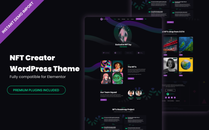 Mynfts nft creator wordpress theme.png