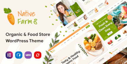 Nativefarm organic healthy food wordpress theme codermarket.png