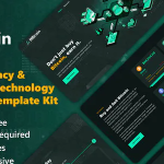 Ndcoin cryptocurrency blockchain technology elementor template kit .png