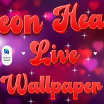 Neon hearts live wallpaper love hearts live live wallpaper wallpapers .png