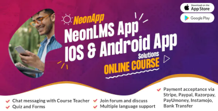 Neonlms mobile app react native android ios app codermarket.png